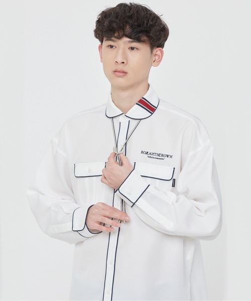 ROMANTIC CROWN（ロマンティッククラウン）の「【ROMANTIC CROWN】LAUREL CROWN BOLO TIE / ロマンティッククラウン ローレル クラウン ボロータイ（ネックレス・メンズ・ネイビー・FREE）」の4枚目の写真