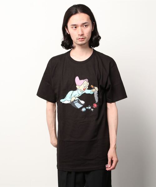 Diamond SUPPLY CO.（ダイアモンドサプライ）の「Diamond Supply Co./ダイアモンド ディズニー ビッグサイズ Tシャツ B20DMPA101（Tシャツ/カットソー・メンズ・ホワイト/ブラック・M/XL/L）」の2枚目の写真