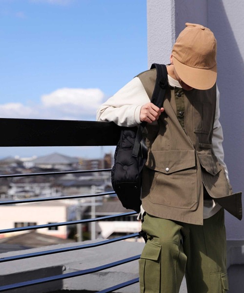 antiqua（アンティカ）の「３６０度お洒落なシルエット！拘りのミリタリーベスト（ベスト・メンズ・ブラック/カーキ・FREE）」の10枚目の写真