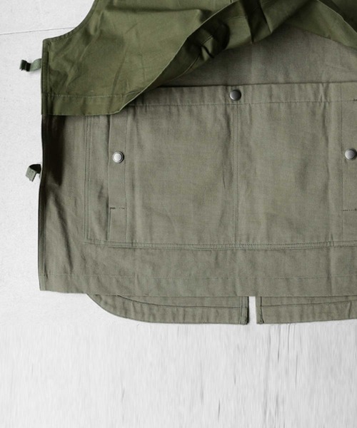 antiqua（アンティカ）の「３６０度お洒落なシルエット！拘りのミリタリーベスト（ベスト・メンズ・ブラック/カーキ・FREE）」の5枚目の写真