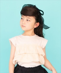 RAGMART（ラグマート）の「ドットフリルノースリーブTシャツ（Tシャツ/カットソー）」