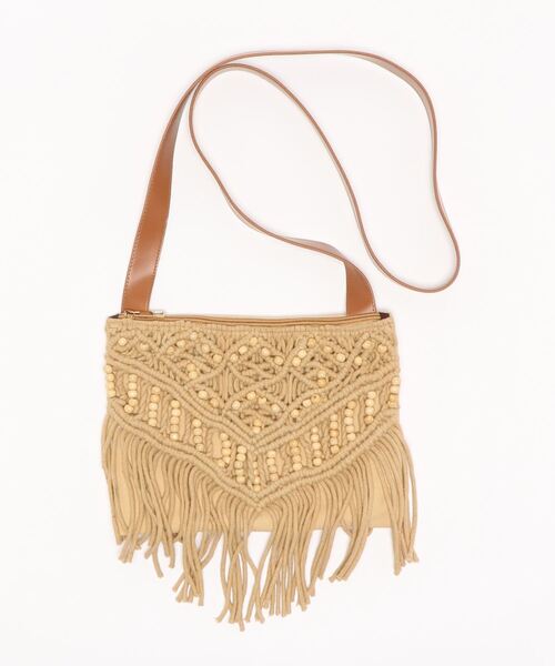 Kahiko（カヒコ）の「【Kahiko】ナルラニビースショルダーバッグ（ショルダーバッグ・レディース・ホワイト/ネイビー/キャメル・FREE）」の3枚目の写真