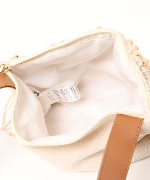 Kahiko（カヒコ）の「【Kahiko】ナルラニビースショルダーバッグ（ショルダーバッグ・レディース・ホワイト/ネイビー/キャメル・FREE）」の5枚目の写真