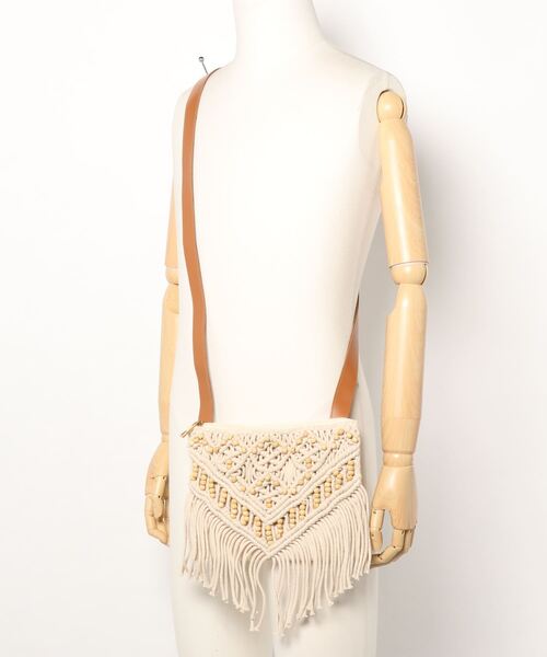 Kahiko（カヒコ）の「【Kahiko】ナルラニビースショルダーバッグ（ショルダーバッグ・レディース・ホワイト/ネイビー/キャメル・FREE）」の6枚目の写真