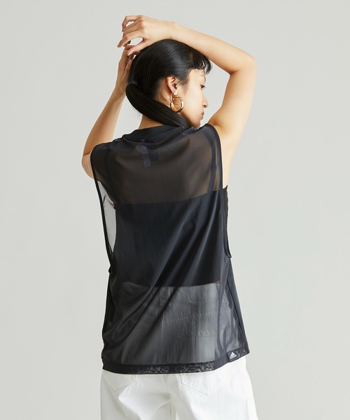 adidas（アディダス）の「アディダス スポーツウェア メッシュタンクトップ [adidas Sportswear Mesh Tank
