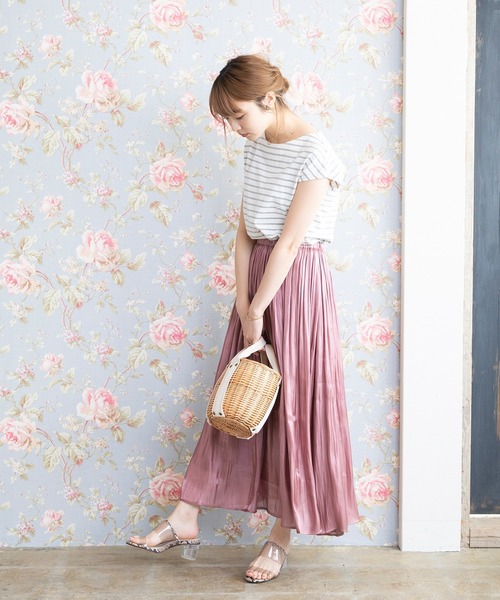 menue（メヌエ）の「ラウンドトゥ PVCクリアヒールサンダル（サンダル・レディース・ライトグリーン/アイボリー/ベージュ/パイソン・S/L/3L/LL/XS/M）」の8枚目の写真