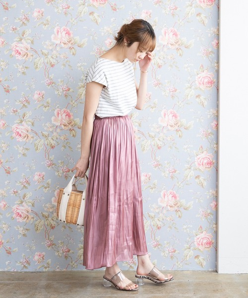 menue（メヌエ）の「ラウンドトゥ PVCクリアヒールサンダル（サンダル・レディース・ライトグリーン/アイボリー/ベージュ/パイソン・S/L/3L/LL/XS/M）」の18枚目の写真