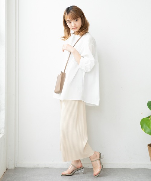 menue（メヌエ）の「ラウンドトゥ PVCクリアヒールサンダル（サンダル・レディース・ライトグリーン/アイボリー/ベージュ/パイソン・S/L/3L/LL/XS/M）」の16枚目の写真