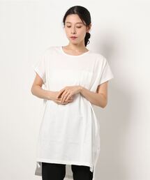 BAYBLO | サイドスリット クルーネック Tシャツ(BT)(Tシャツ/カットソー)