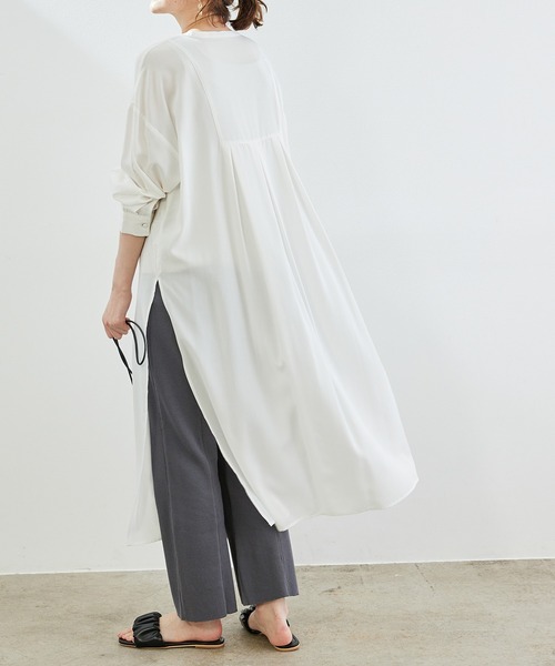 セール ロングスリットチャイナシャツワンピース ワンピース Rope Picnic ロペピクニック のファッション通販 Zozotown