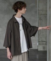 shiki tokyo | OVERSIZED DOLMAN OPEN-COLLARED SHIRT / オーバーサイズドルマンオープンカラーシャツ(シャツ/ブラウス)