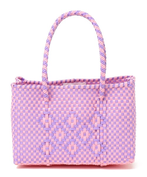 SHIPS(シップス)の「【SHIPS KIDS別注】Diminutivo:MINI BOLSA(SS)(かごバッグ・キッズ・ライトブルー/ブラック/パープル/レッド/グリーン/ピンク/イエロー/ピンクベージュ/ケリー・ONE SIZE)」の7枚目の写真