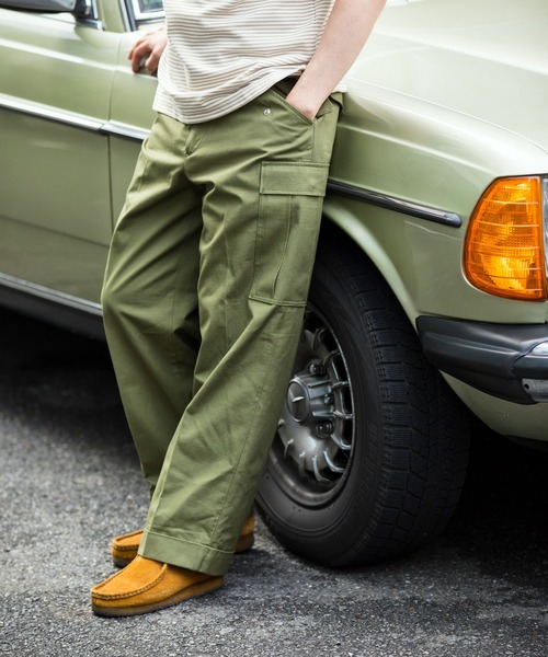 Munsingwear Grand-Slam（マンシングウェア　グランドスラム）の「Barnstormer × Munsingwear ドレス6Pカーゴパンツ（カーゴパンツ・メンズ・グリーン・L/M/XL）」の2枚目の写真