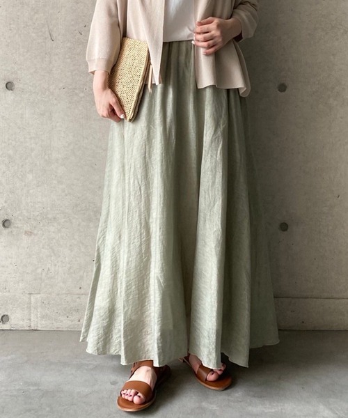 BEARDSLEY（ビアズリー）の「サーキュラースカート（スカート・レディース・グレー/スカイブルー/モスグリーン・0/1）」の14枚目の写真