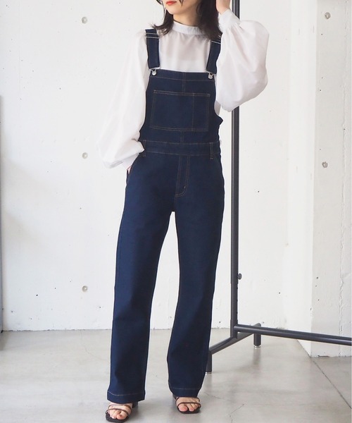 ダイアグラム　 デニムサロペット　未使用♡ デニムサロペット サロペット レディース ボトムス 送料無料