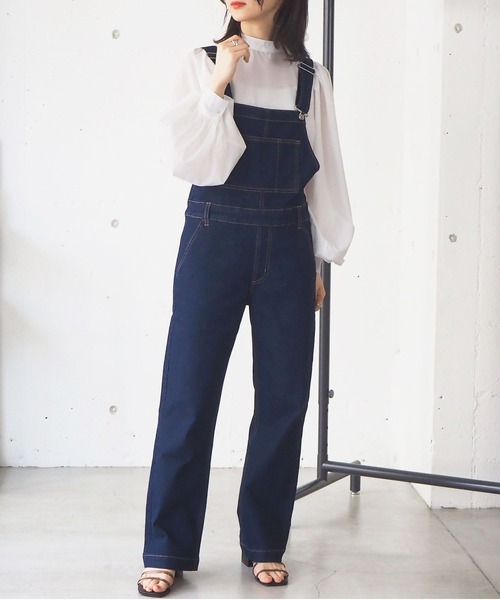 サロペット・オーバーオール・オールインワン pepomimi レディース オールインワン ペアスキン サロペット