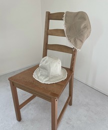 LE MORE | コットンカットオフバケットハット(ハット)