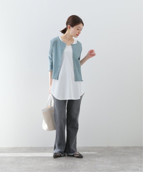 SLOBE IENA（スローブイエナ）の「シャーリングカーディガン