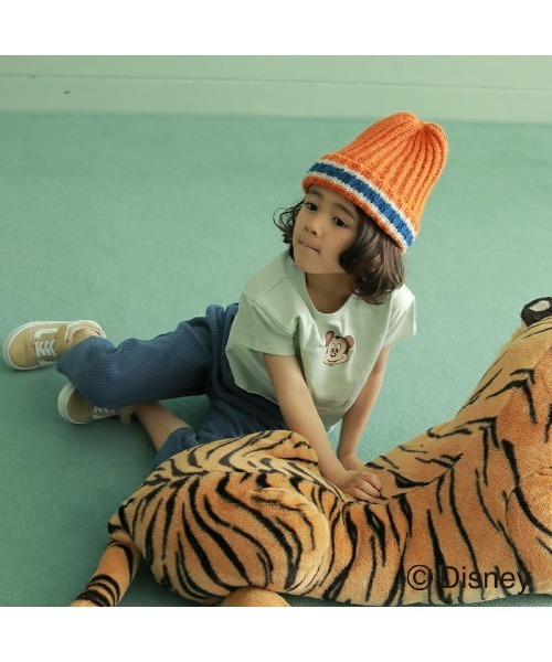 AJUGA.(アジュガ)の「KIDS Set up 巾着付 MIckey Mint×Navy【AJUGA.ディズニーコレクション】(Tシャツ/カットソー・キッズ・グリーン・90cm/110cm/100cm/120cm)」の11枚目の写真