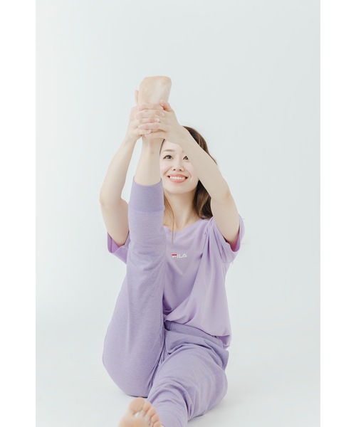 FILA(フィラ)の「【FILA/フィラ】レディース半袖プリントTシャツ(Tシャツ/カットソー・レディース・ホワイト/ブラック/パープル/ネイビー/オレンジ・MEDIUM/LARGE/X-LARGE)」の17枚目の写真