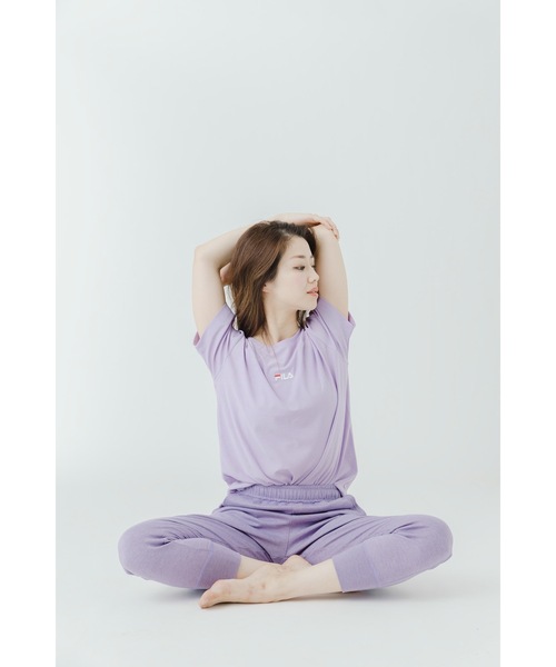 FILA(フィラ)の「【FILA/フィラ】レディース半袖プリントTシャツ(Tシャツ/カットソー・レディース・ホワイト/ブラック/パープル/ネイビー/オレンジ・MEDIUM/LARGE/X-LARGE)」の19枚目の写真
