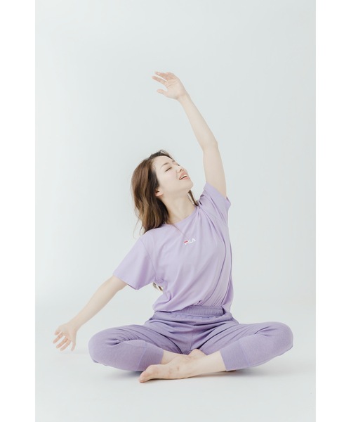 FILA(フィラ)の「【FILA/フィラ】レディース半袖プリントTシャツ(Tシャツ/カットソー・レディース・ホワイト/ブラック/パープル/ネイビー/オレンジ・MEDIUM/LARGE/X-LARGE)」の22枚目の写真