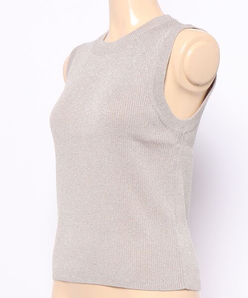 RETRO GIRL（レトロガール）の「ラメニットタンク（タンクトップ・レディース・ライトグレー/イエロー/ブルー/ライトブラウン・FREE）」の20枚目の写真