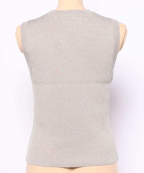 RETRO GIRL（レトロガール）の「ラメニットタンク（タンクトップ・レディース・ライトグレー/イエロー/ブルー/ライトブラウン・FREE）」の21枚目の写真