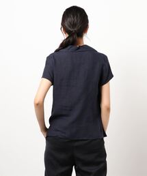 アニエスベー　リネン　オープンカラーシャツ　美シルエット agnes b.（アニエスベー）の「UAF9 CHEMISE リネンオープン
