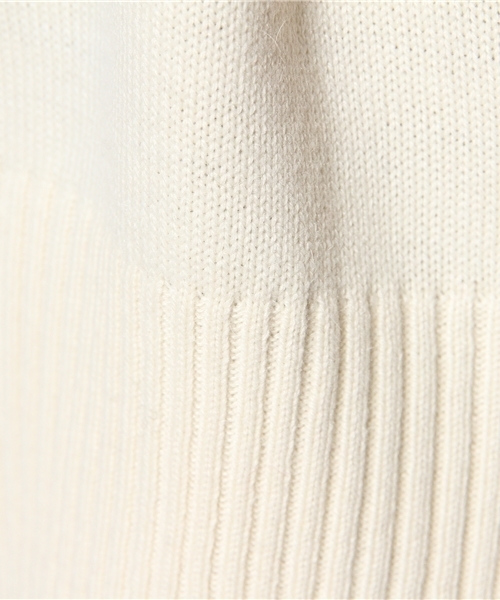 mystic（ミスティック）の「アンゴラ混たっぽりタート（ニット/セーター・レディース・ネイビー/オフホワイト/ブラック/キャメル・ﾌﾘ-）」の10枚目の写真