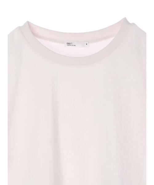 CRAFT STANDARD BOUTIQUE(クラフトスタンダードブティック)の「シャツテールコンビカットプルオーバー *(Tシャツ/カットソー・レディース・ホワイト・L/M)」の15枚目の写真