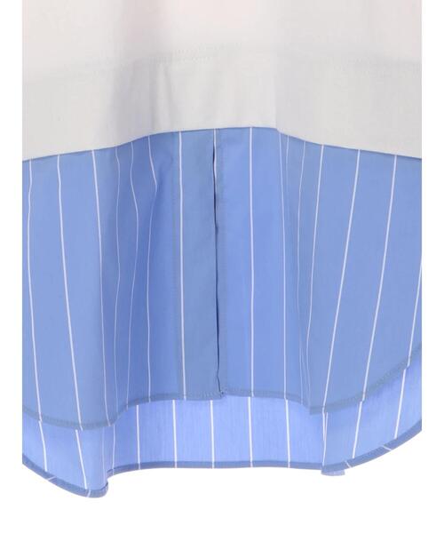 CRAFT STANDARD BOUTIQUE(クラフトスタンダードブティック)の「シャツテールコンビカットプルオーバー *(Tシャツ/カットソー・レディース・ホワイト・L/M)」の17枚目の写真