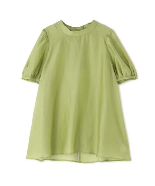 N.（N. Natural Beauty Basic）（エヌエヌナチュラルビューティーベーシック）の「◆バックリボンチュニックブラウス（シャツ/ブラウス・レディース・ブラック/ライトベージュ/ライトグリーン・MEDIUM）」の22枚目の写真