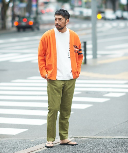 CIAOPANIC TYPY（チャオパニックティピー）の「リネンレーヨンストレッチベーカーパンツ（その他パンツ・メンズ・ブラック/ベージュ/オリーブ/ピンク・SMALL/MEDIUM/LARGE）」の12枚目の写真