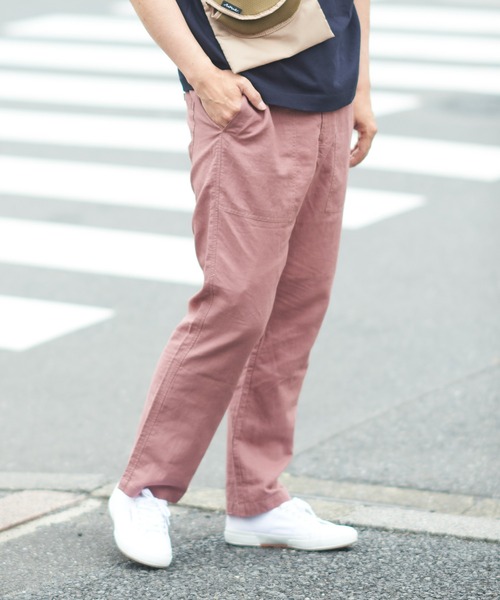 CIAOPANIC TYPY（チャオパニックティピー）の「リネンレーヨンストレッチベーカーパンツ（その他パンツ・メンズ・ブラック/ベージュ/オリーブ/ピンク・SMALL/MEDIUM/LARGE）」の22枚目の写真