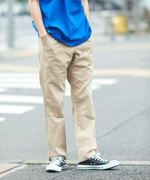 CIAOPANIC TYPY（チャオパニックティピー）の「リネンレーヨンストレッチベーカーパンツ（その他パンツ・メンズ・ブラック/ベージュ/オリーブ/ピンク・SMALL/MEDIUM/LARGE）」の5枚目の写真