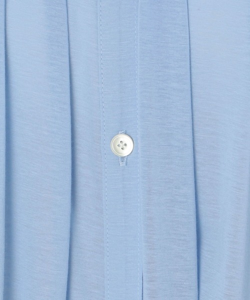 Morris & Sons（モリスアンドサンズ）の「◇【MORRIS & SONS】ギャザースリーブレスシャツ WOMEN（シャツ/ブラウス・レディース・オリーブ/ブラック/ライトブルー・0）」の11枚目の写真