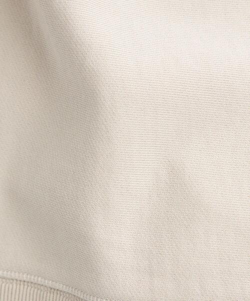 green label relaxing（グリーンレーベルリラクシング）の「ハーフジップ フード プルオーバー カットソー（Tシャツ/カットソー・レディース・ダークグレー/モカ/ナチュラル・FREE）」の11枚目の写真