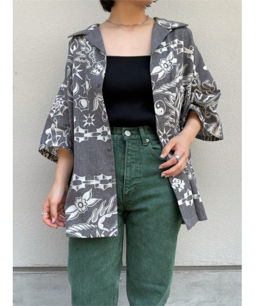 MOUSSY（マウジー）の「SQUARE RIB CAMI トップス（キャミソール・レディース・パープル/ブラック/オレンジ/オフホワイト/ダークブラウン・FREE）」の18枚目の写真