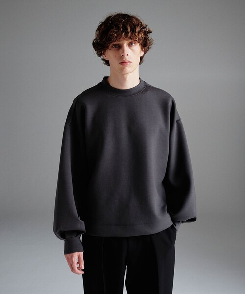 tk.TAKEO KIKUCHI（ティーケータケオキクチ）の「◆ボリュームスリーブカットソー（Tシャツ/カットソー・メンズ・ブラック/オフホワイト/ダークオレンジ/チャコールグレー・88/66）」の3枚目の写真