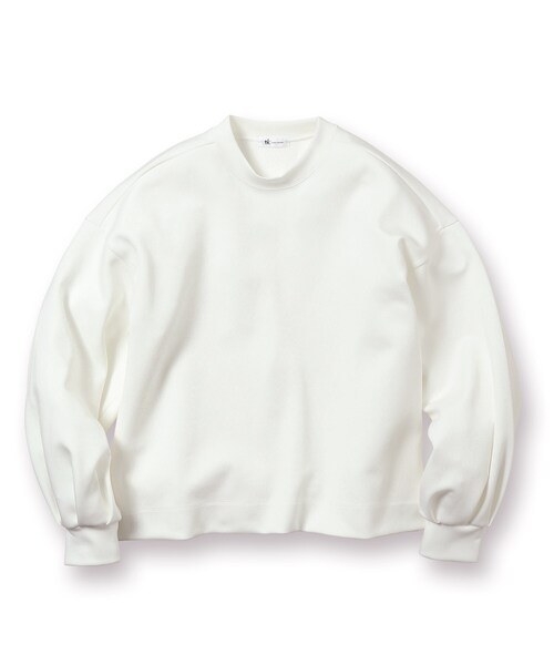 tk.TAKEO KIKUCHI（ティーケータケオキクチ）の「◆ボリュームスリーブカットソー（Tシャツ/カットソー・メンズ・ブラック/オフホワイト/ダークオレンジ/チャコールグレー・88/66）」の5枚目の写真