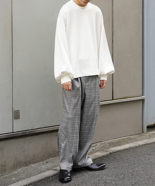 tk.TAKEO KIKUCHI（ティーケータケオキクチ）の「◆ボリュームスリーブカットソー（Tシャツ/カットソー・メンズ・ブラック/オフホワイト/ダークオレンジ/チャコールグレー・88/66）」の11枚目の写真