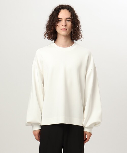 tk.TAKEO KIKUCHI（ティーケータケオキクチ）の「◆ボリュームスリーブカットソー（Tシャツ/カットソー・メンズ・ブラック/オフホワイト/ダークオレンジ/チャコールグレー・88/66）」の15枚目の写真