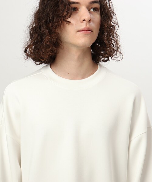 tk.TAKEO KIKUCHI（ティーケータケオキクチ）の「◆ボリュームスリーブカットソー（Tシャツ/カットソー・メンズ・ブラック/オフホワイト/ダークオレンジ/チャコールグレー・88/66）」の18枚目の写真