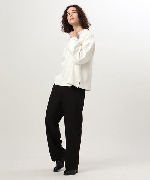 tk.TAKEO KIKUCHI（ティーケータケオキクチ）の「◆ボリュームスリーブカットソー（Tシャツ/カットソー・メンズ・ブラック/オフホワイト/ダークオレンジ/チャコールグレー・88/66）」の20枚目の写真