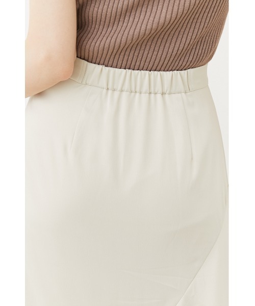 rienda（リエンダ）の「サテンフリルマーメイドスカート（スカート・レディース・ライトブルー/アイボリー/オレンジ・SMALL/MEDIUM）」の11枚目の写真