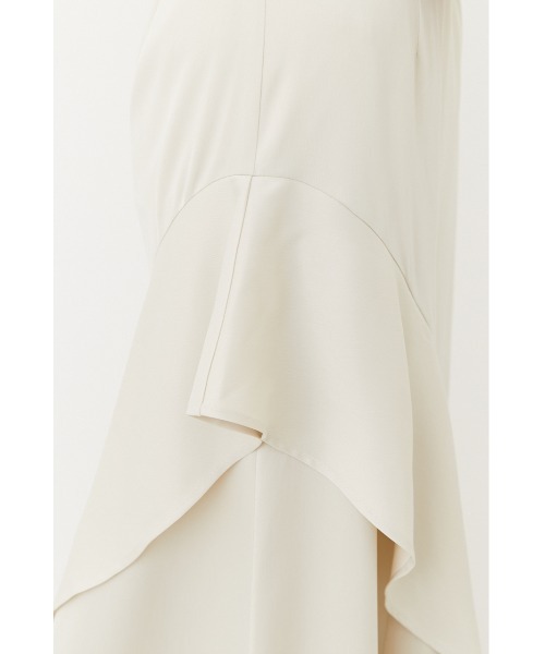 rienda（リエンダ）の「サテンフリルマーメイドスカート（スカート・レディース・ライトブルー/アイボリー/オレンジ・SMALL/MEDIUM）」の8枚目の写真