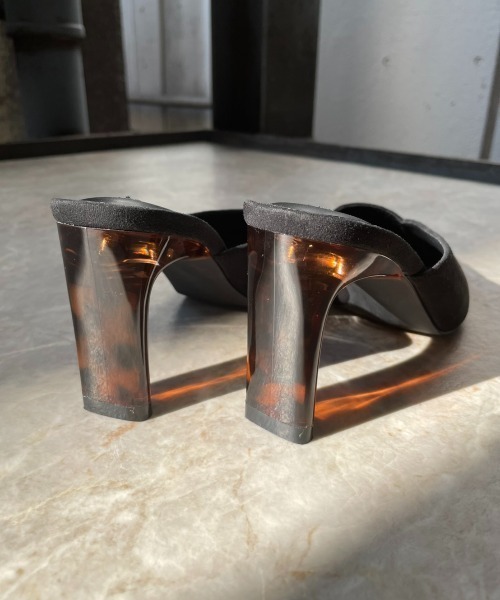 R&E（アールアンドイー）の「【21AW新作】【R&E】センターシームスティックヒールミュール（パンプス・レディース・ブラック/ブラック系その他/ベージュ系その他・22.5cm/23.5cm/24.5cm/23.0cm/24.0cm/22.0cm）」の15枚目の写真