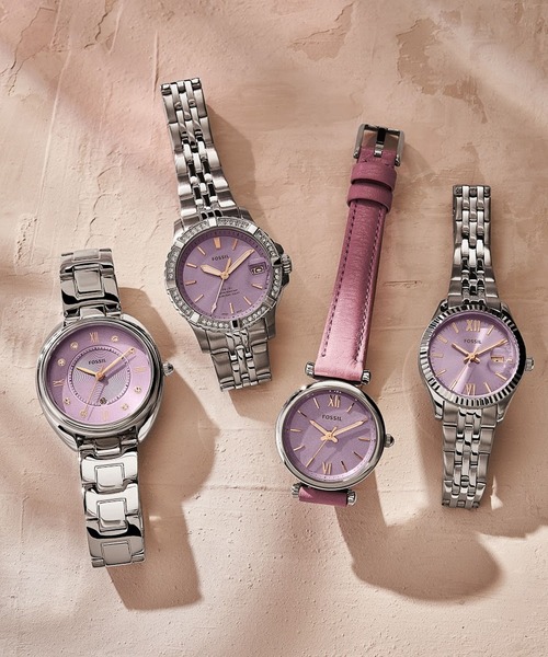 FOSSIL(フォッシル)の「CARLIE MINI ES5102(アナログ腕時計・レディース・パープル・FREE)」の6枚目の写真