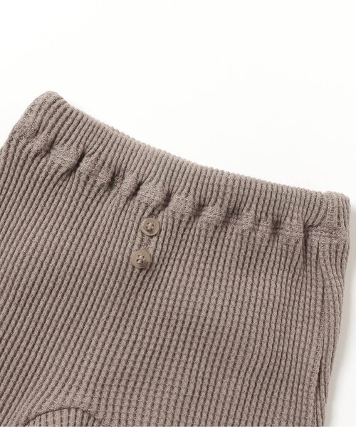 apres les cours（アプレレクール）の「ワッフル耳付きモンキーパンツ 9分丈（その他ベビーウェア・キッズ・ブラウン/ベージュ・80/70）」の7枚目の写真
